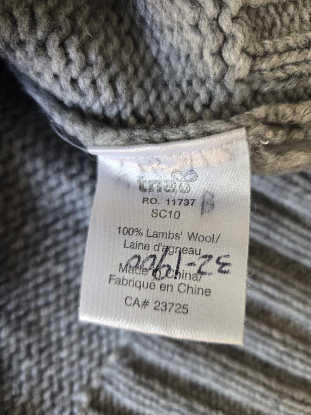 TNA Grey Fair Isle Wool Sweater - photo 4