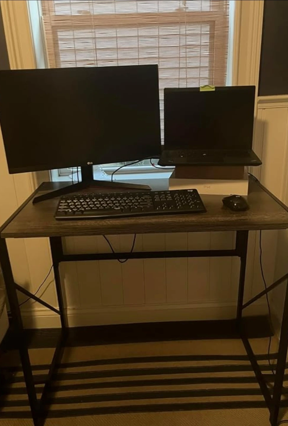 Slim Folding Desk - Rustic Brown, 31.5 Inch - photo 4
