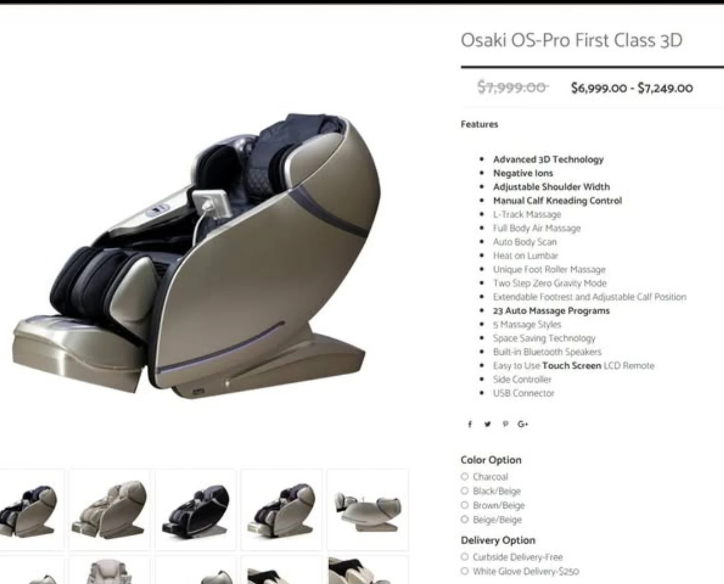 Osaki Massage Chair - photo 4