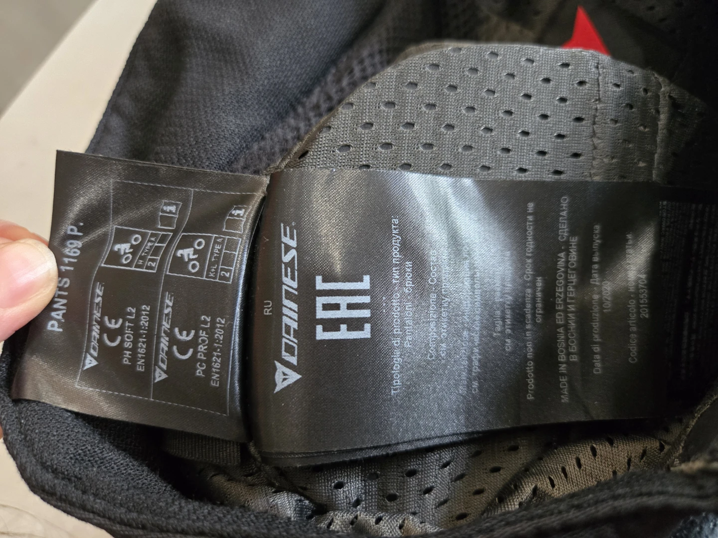 Dainese Leather Motorcycle Racing Pants - photo 3