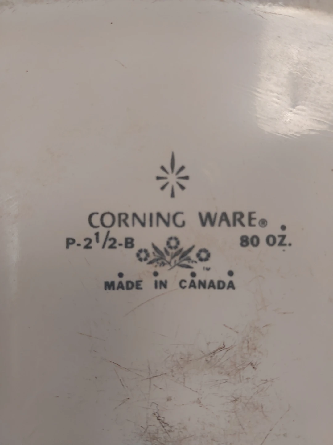 CorningWare P-2 1/2-B 80 oz Casserole Dish - photo 3