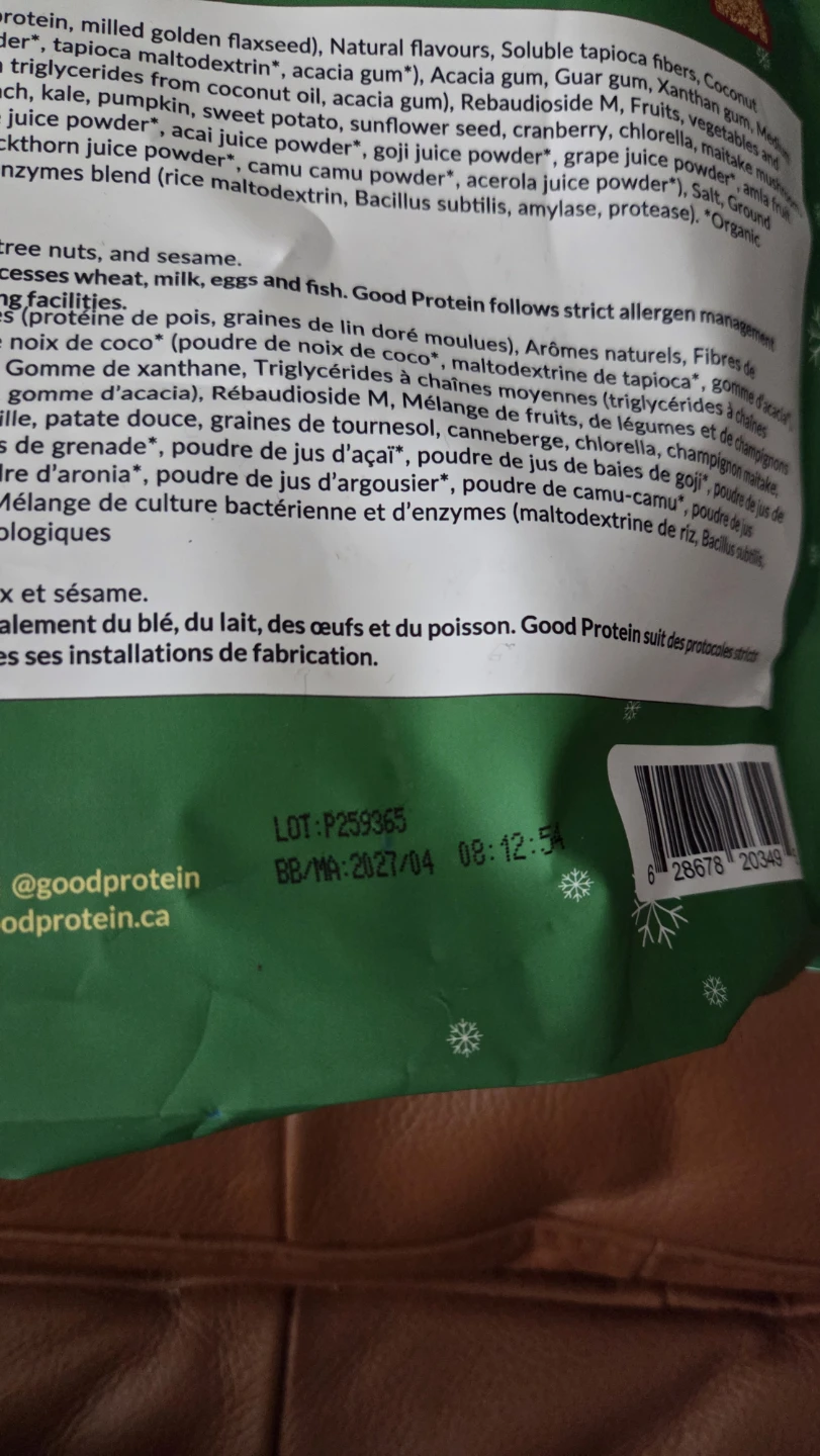 Good Protein All-in-One Shake Eggnog - photo 3