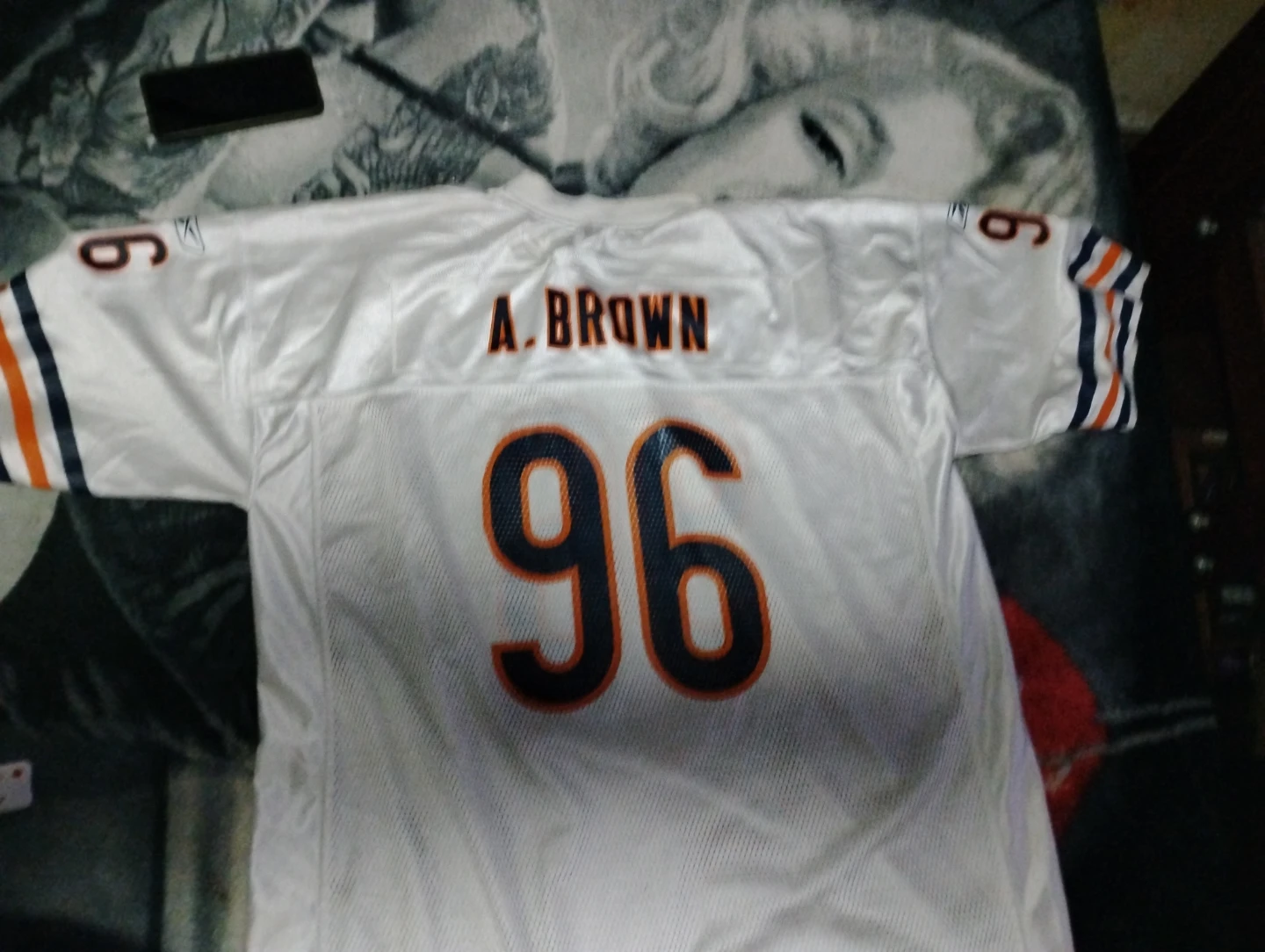 Chicago Bears #96 A. Brown Football Jersey - photo 2