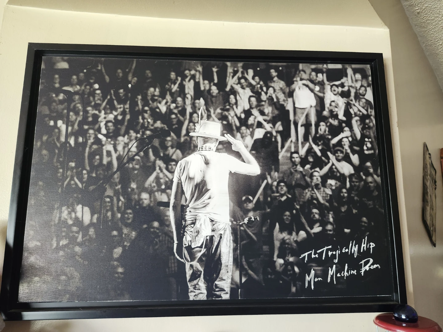 The Tragically Hip "Man Machine Poem" Framed Print