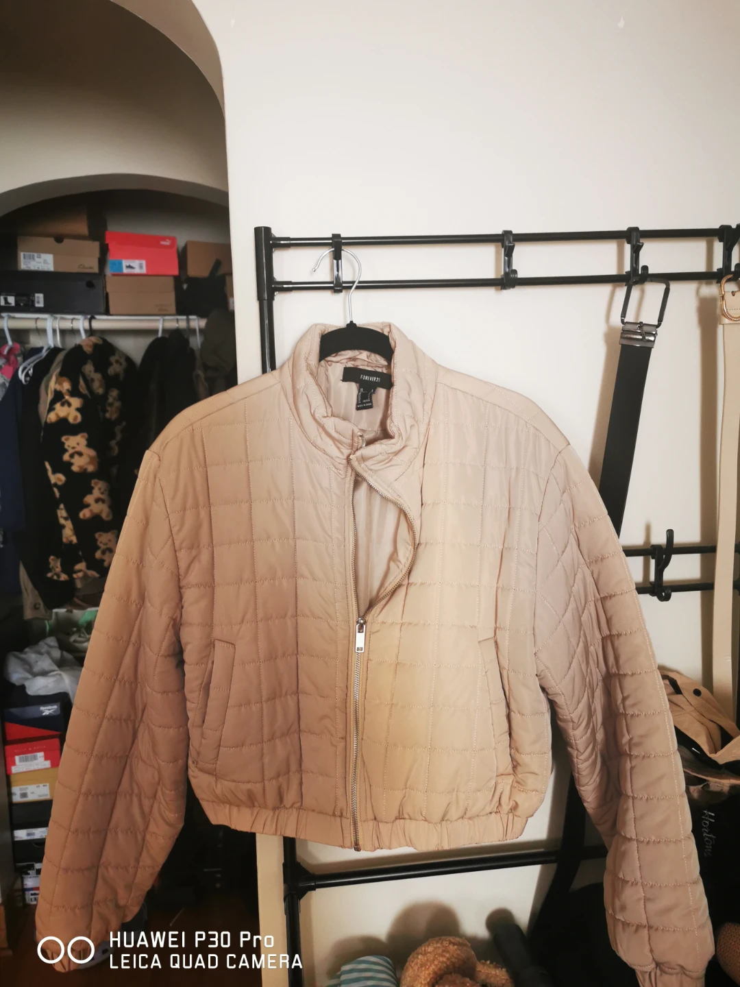 Forever 21 Quilted Bomber Jacket