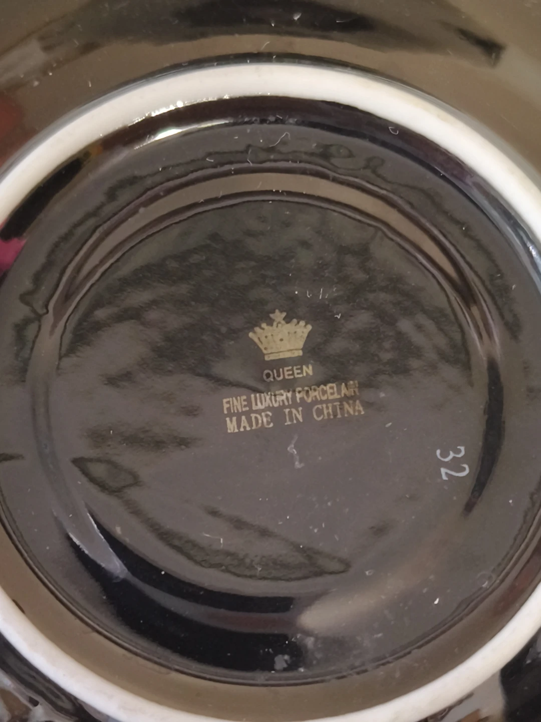 Gold Fine China Porcelain Saucers - photo 4