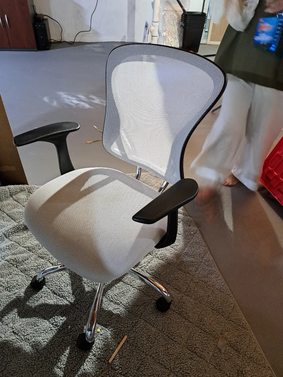Mesh Back Office Chair with Padded Seat
