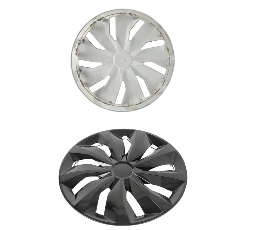 Set of 4 Black Car Wheel Hubcaps 16" - photo 4