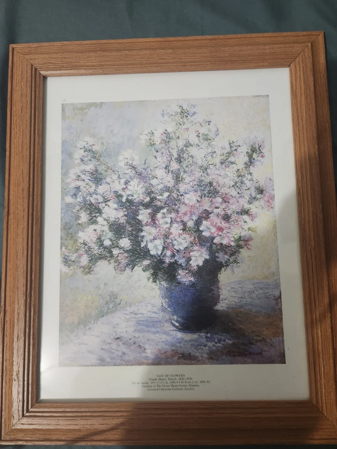 Vase of Flowers Print by Claude Monet - photo 3