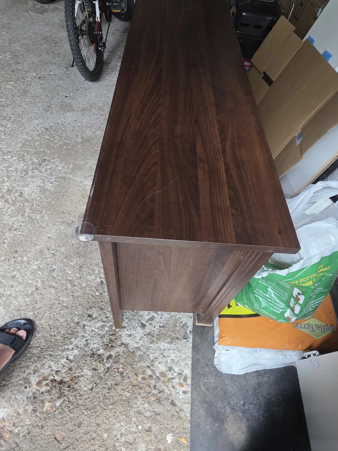 Dark Brown Media Console - photo 3