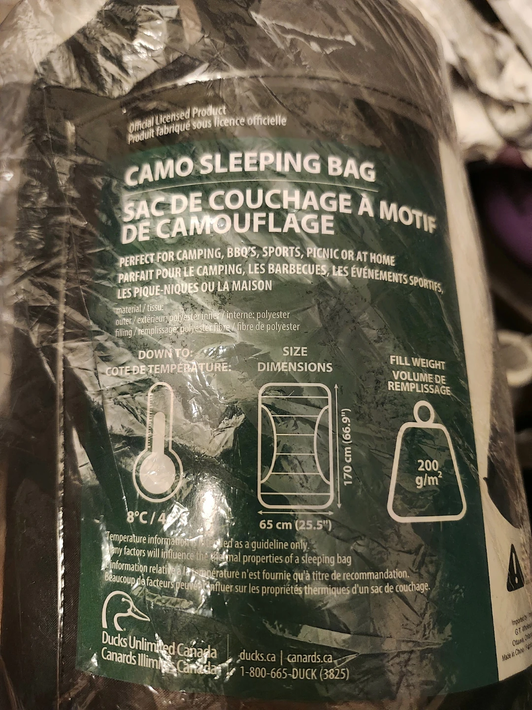 Ducks Unlimited Canada Camo Sleeping Bags - photo 2