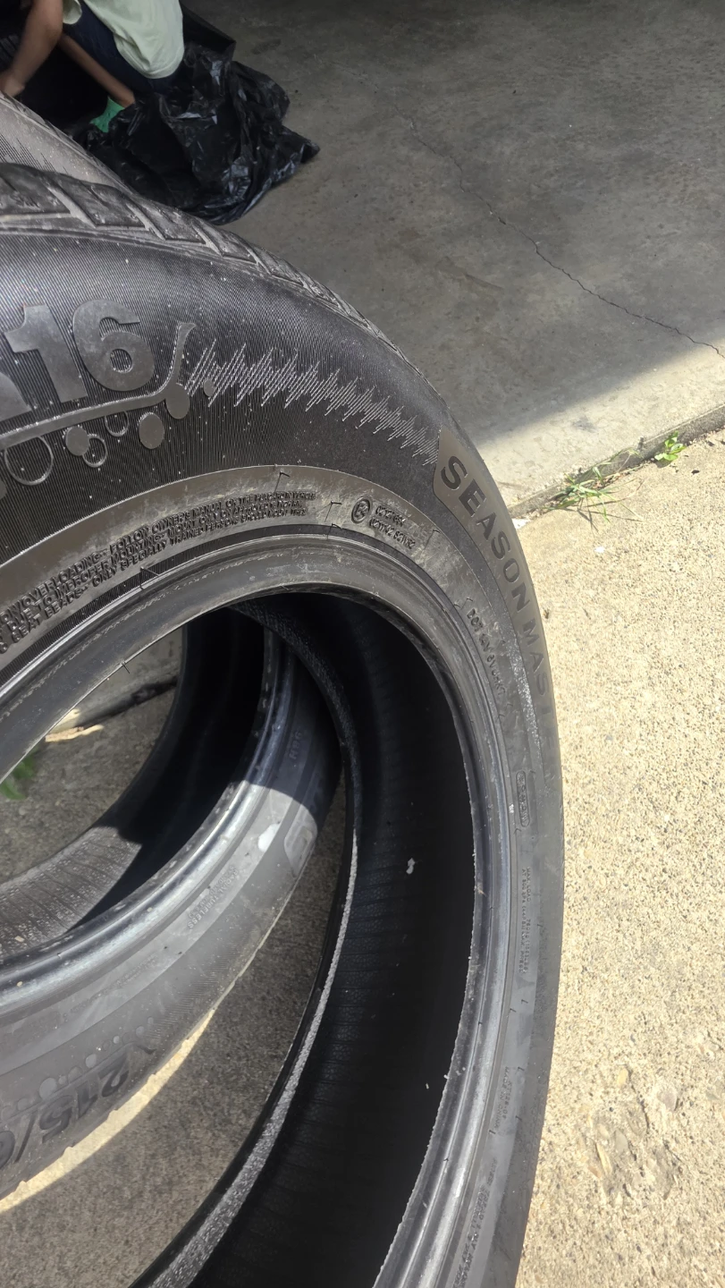 All season  tires used only few months sized 215 65R16 - photo 5