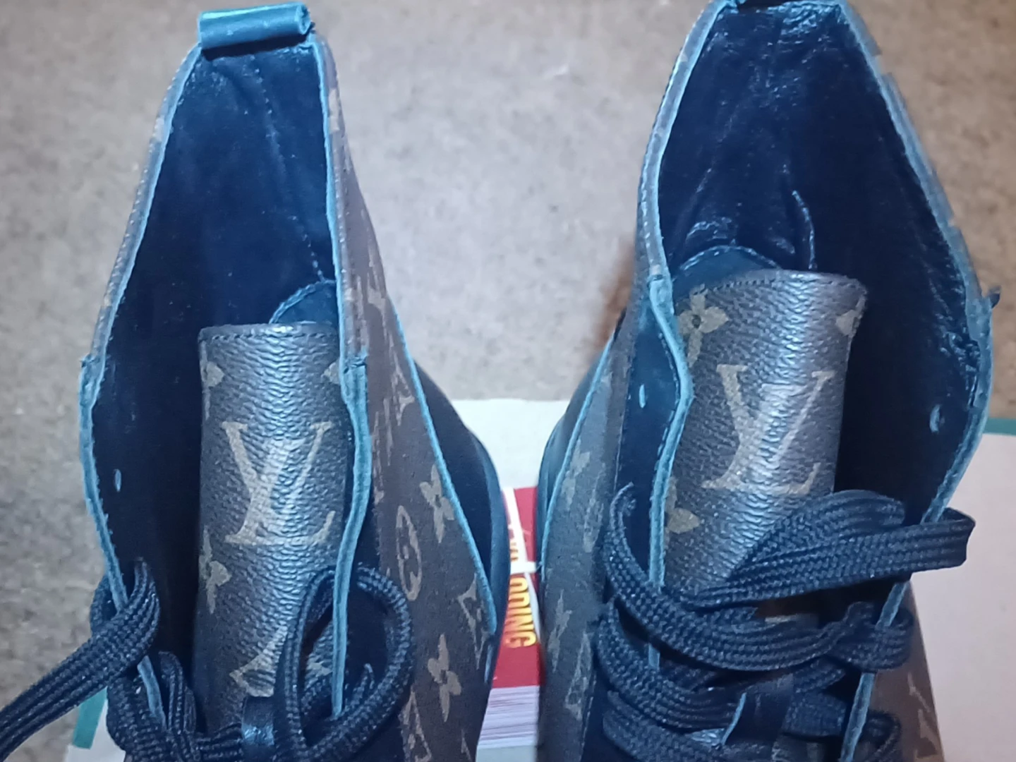Louis Vuitton Monogram High Top Sneakers - photo 3