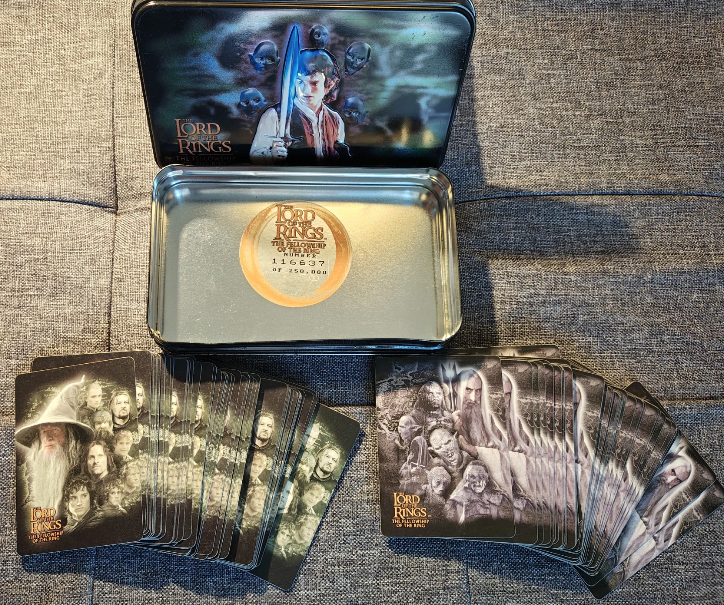 🌱LOTR: Limited Edition Cards+Tin 💍The Fellowship Of The Ring - photo 2