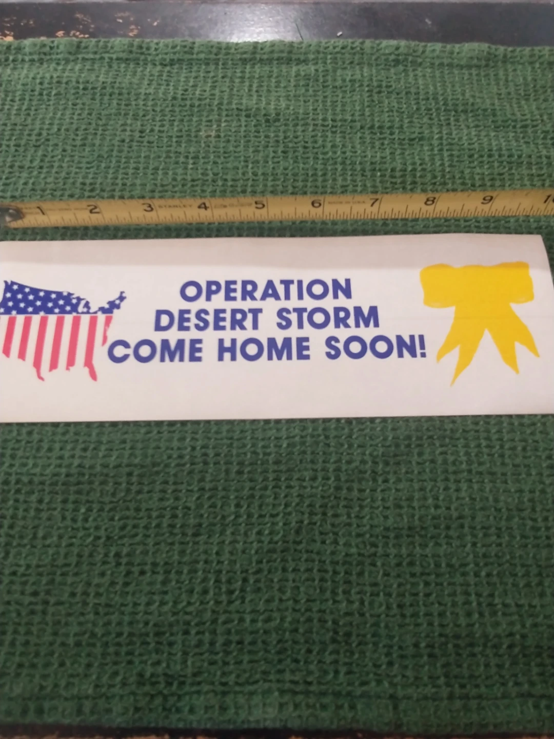 1991 Operation Desert Storm 10" Bumper Sticker #1 - photo 3