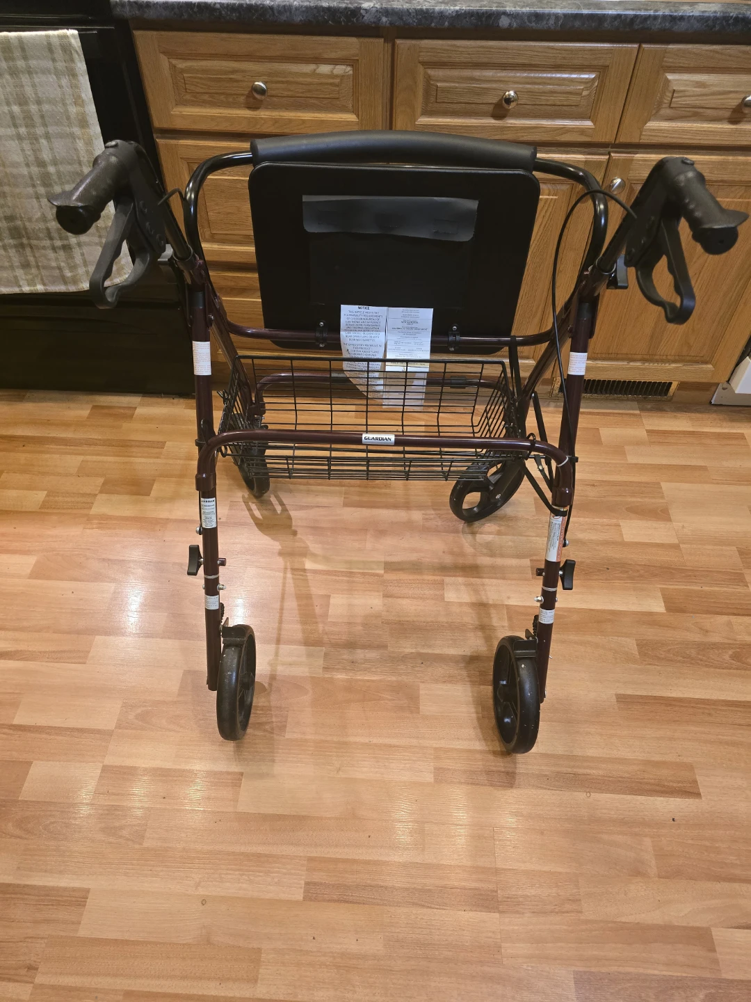 Medline Heavy-Duty Rollator Walker with Seat - photo 4