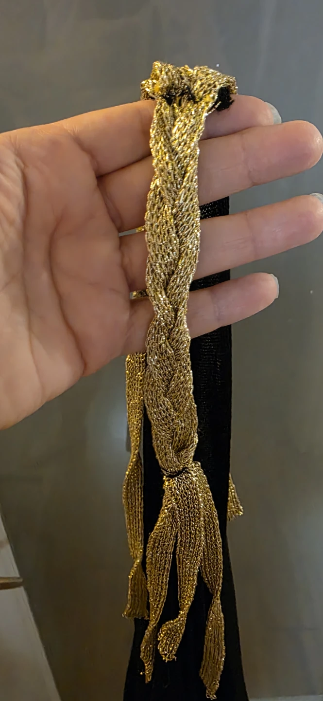 Black and Gold Mesh Top - photo 5