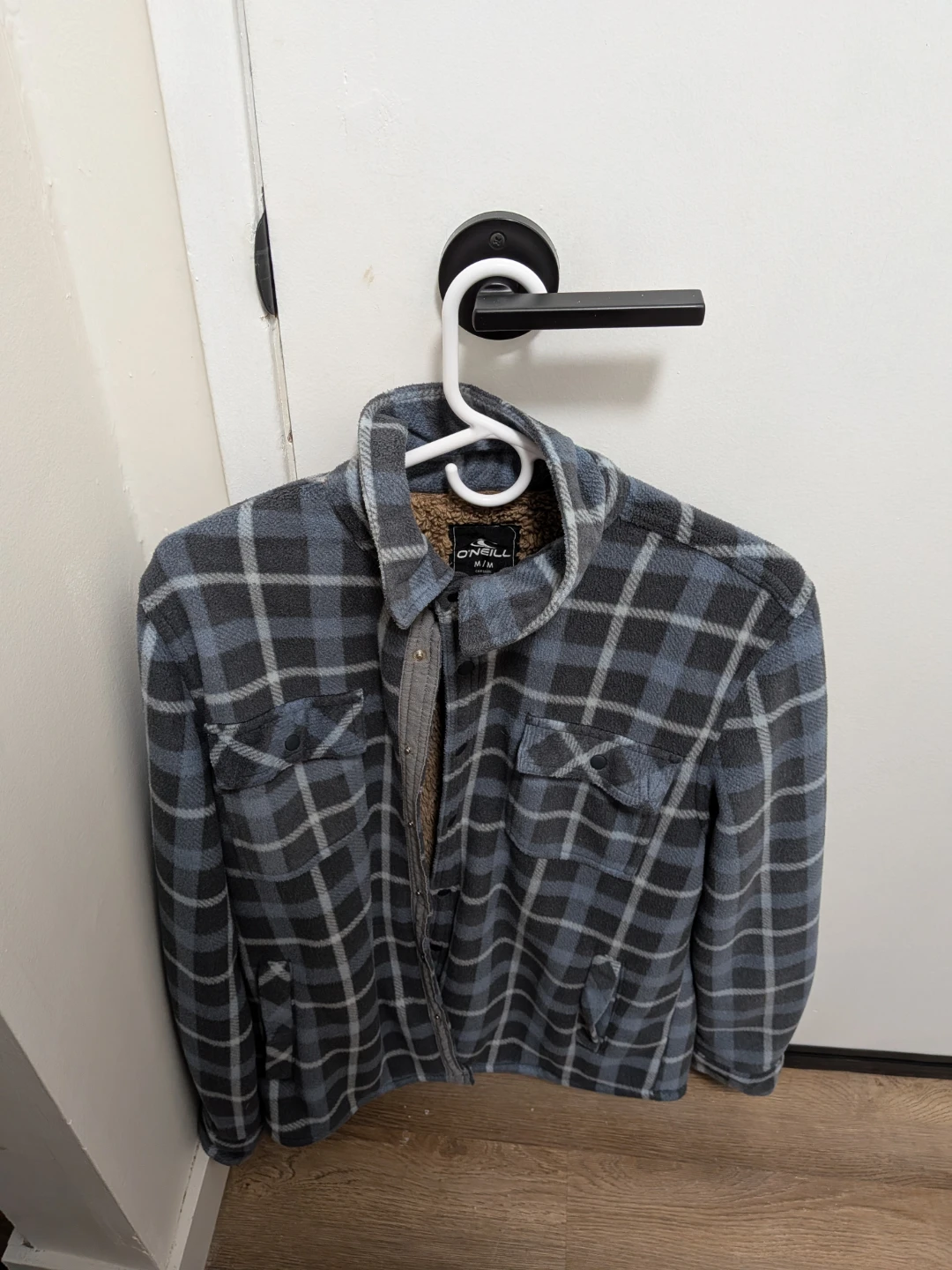 O'Neill Plaid Fleece Lined Shirt Jacket