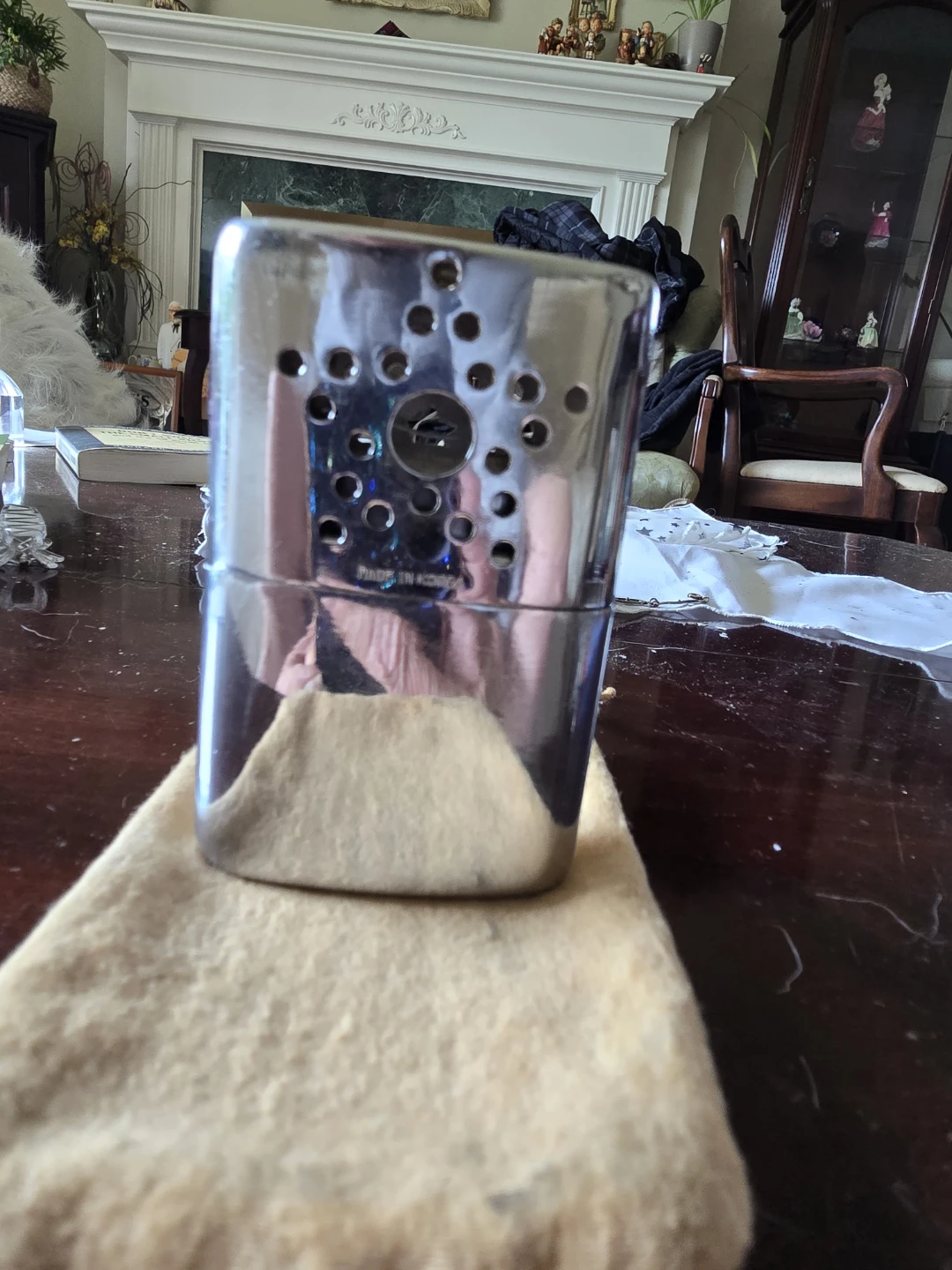 Vintage Chrome Star Pocket Hand Warmer Catalytic  70~80's