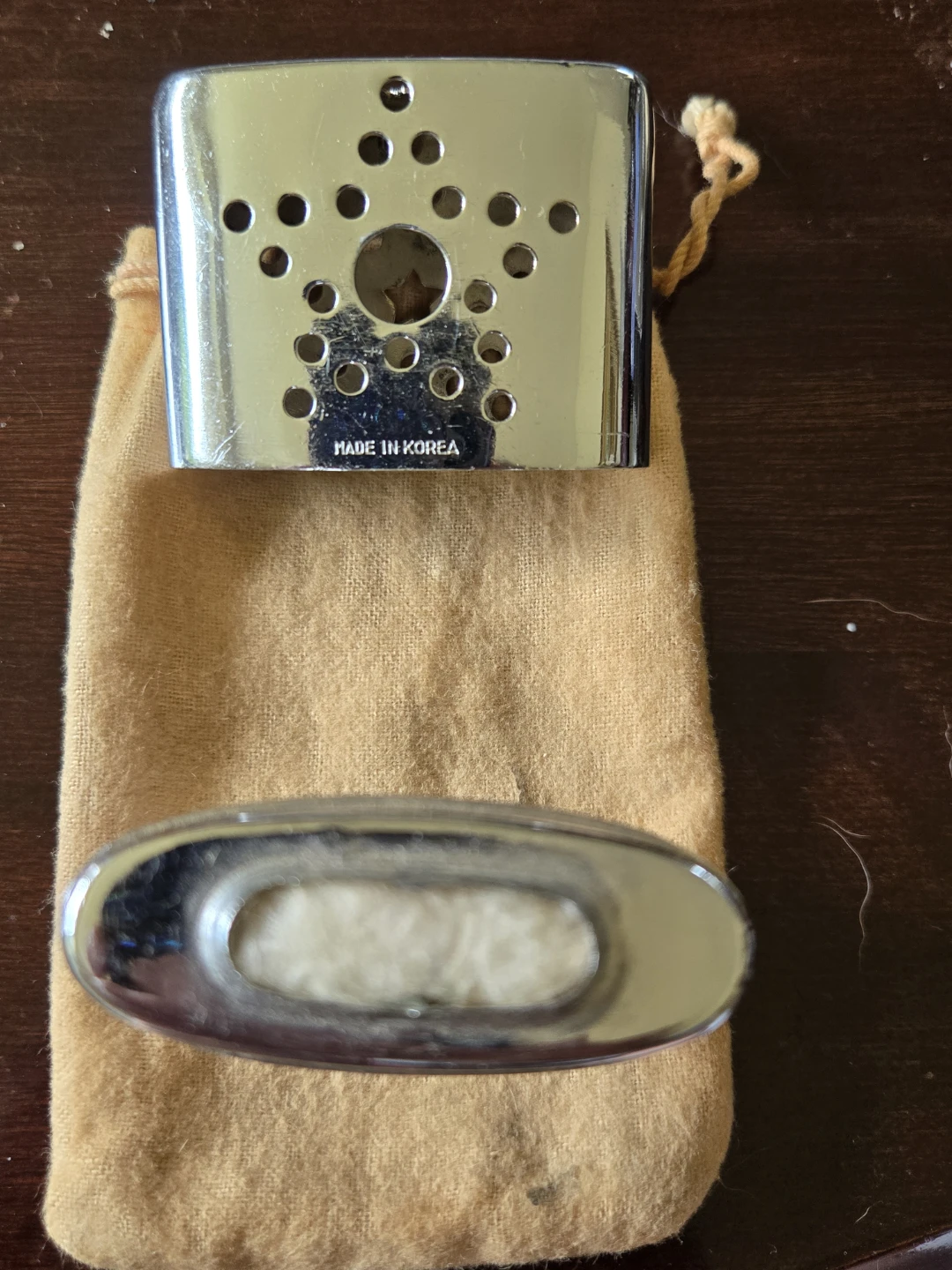 Vintage Chrome Star Pocket Hand Warmer Catalytic  70~80's - photo 5