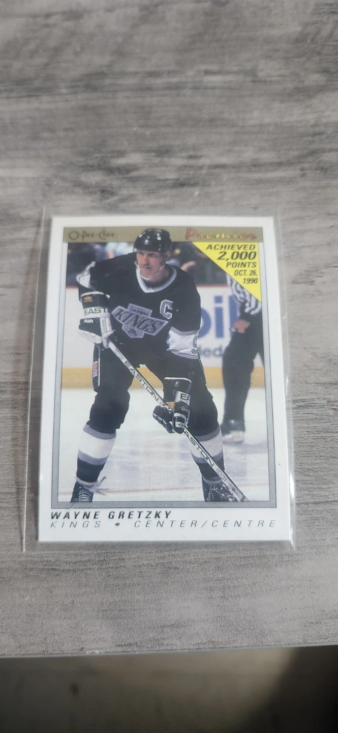 O-Pee-Chee Wayne Gretzky 1990 Hockey Card