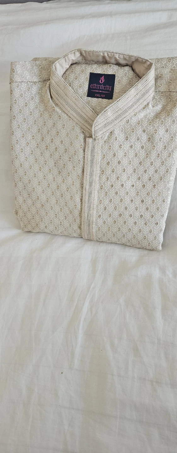 Cream Kurta XXL