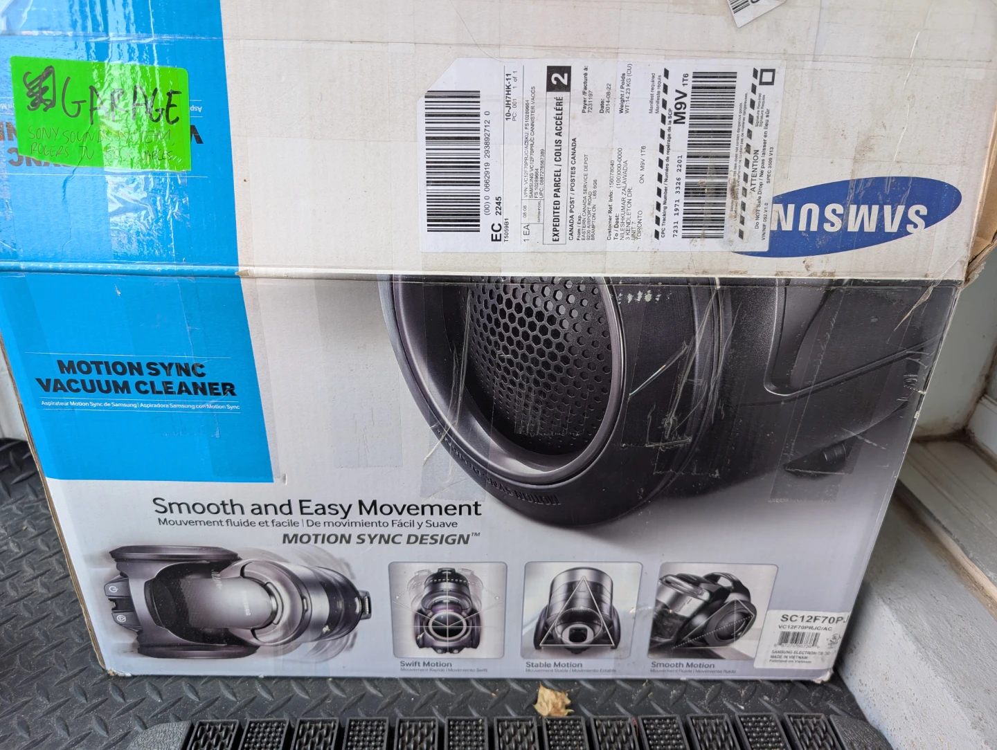 Samsung Motion Sync Vacuum Cleaner $25