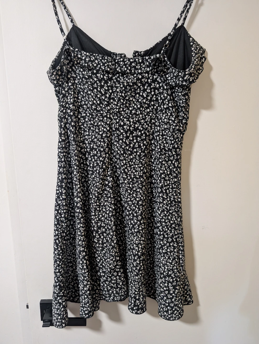 ReVamped Black Floral Mini Dress - S - photo 2