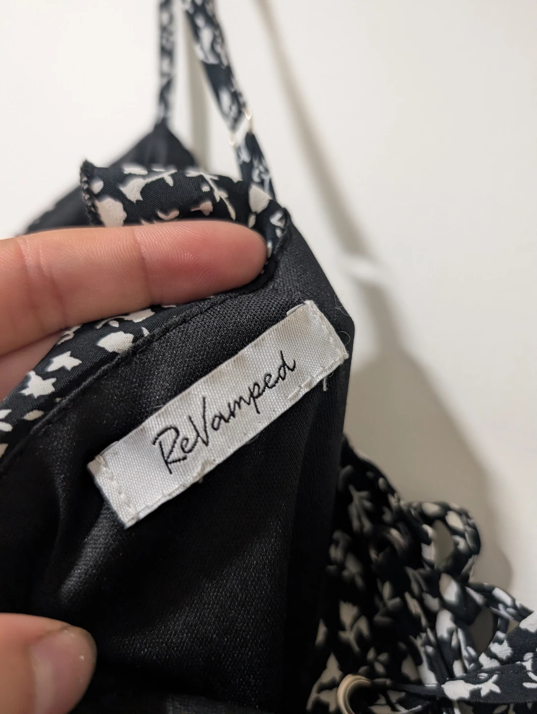 ReVamped Black Floral Mini Dress - S - photo 4
