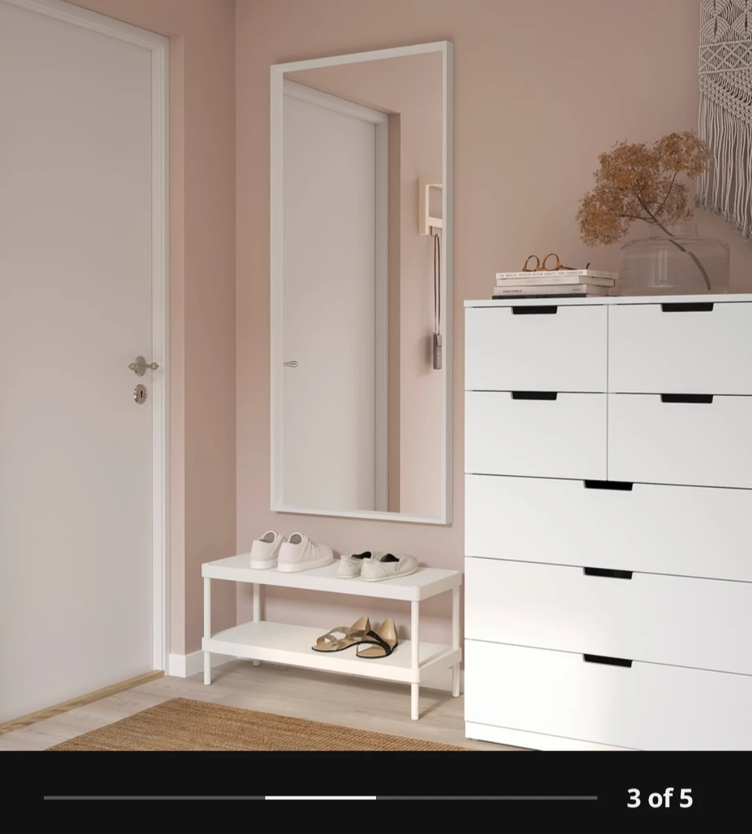 White IKEA Mirror - photo 2