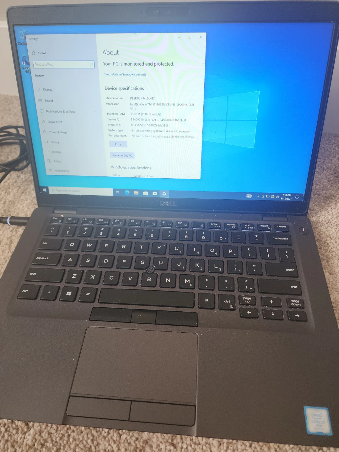 Dell Latitude 5400 Laptop