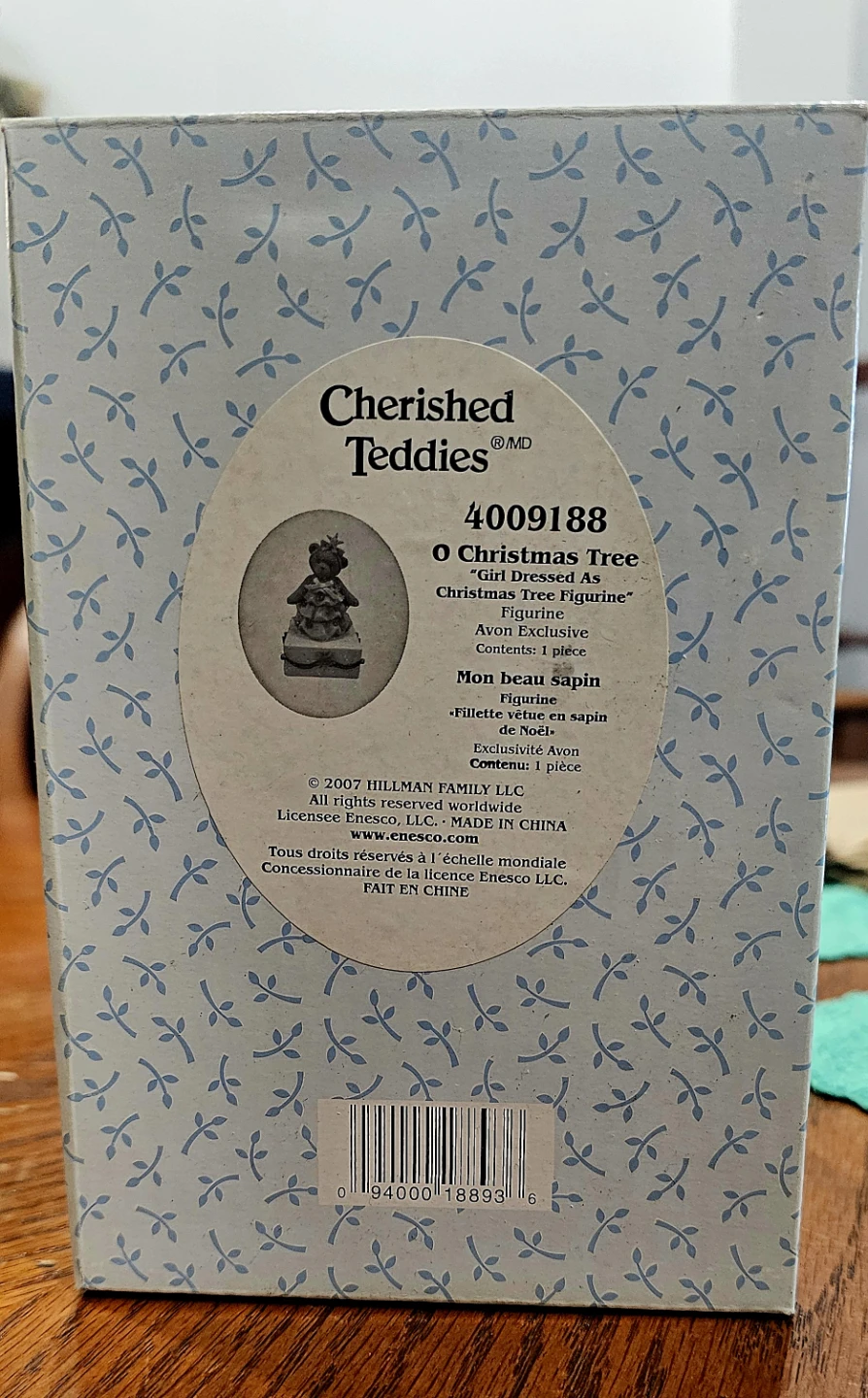 Cherished Teddies "O Christmas Tree" Figurine