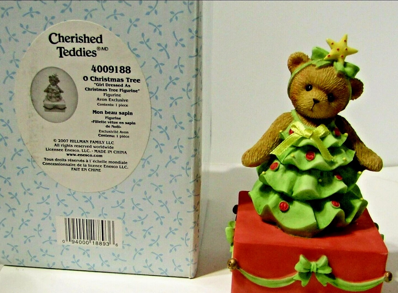Cherished Teddies "O Christmas Tree" Figurine - photo 2