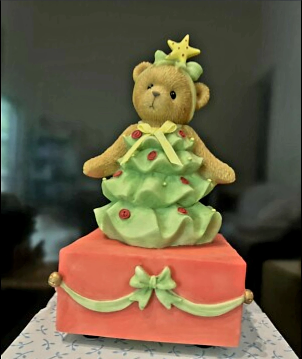 Cherished Teddies "O Christmas Tree" Figurine - photo 3
