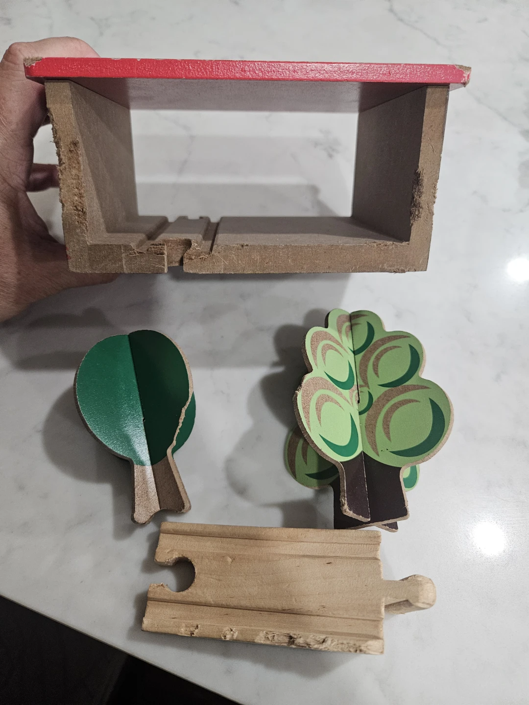 Wooden Train Set with Accessories - photo 4