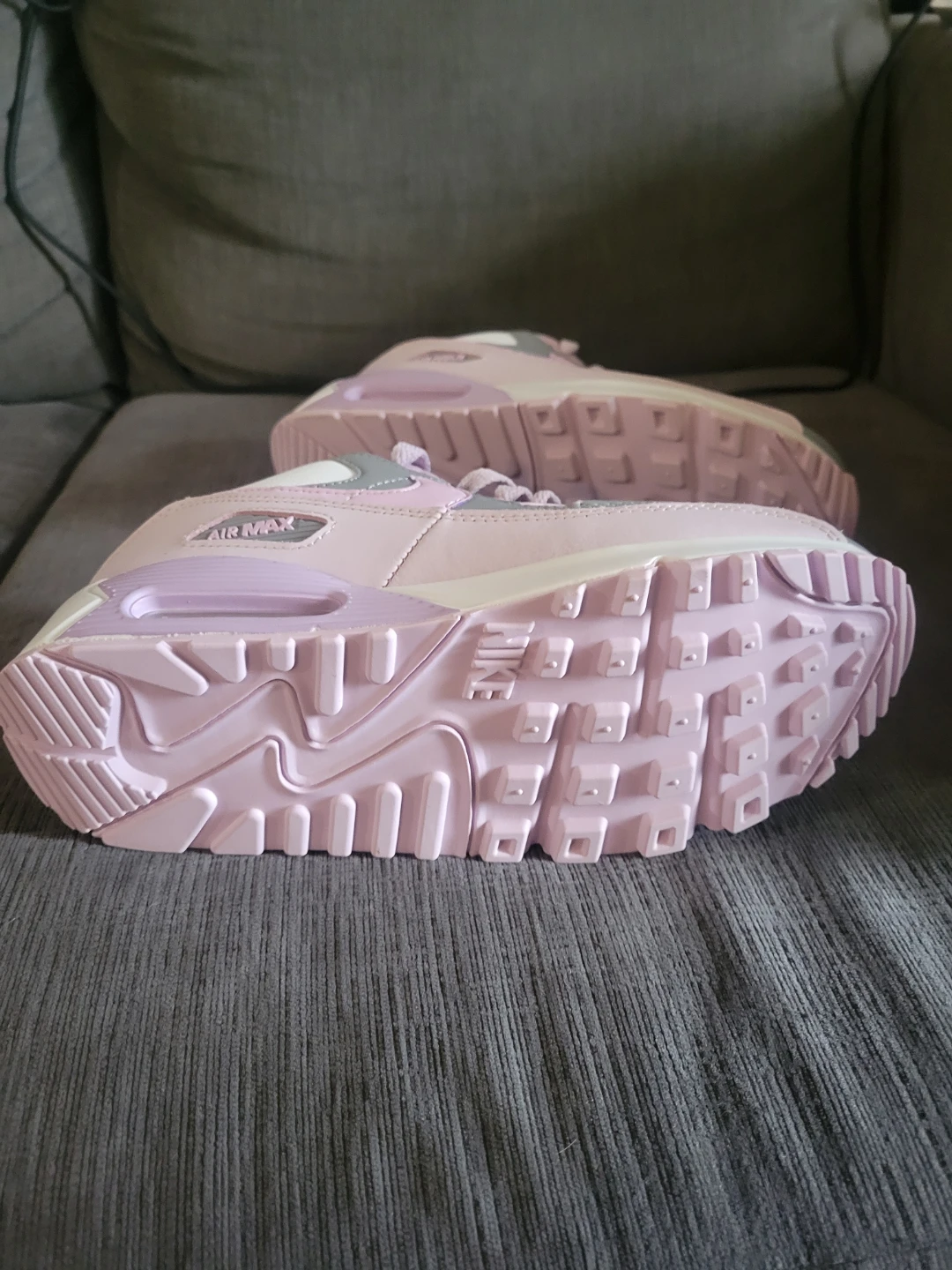 Nike Air Max 90 Women's Sneakers Pink/Grey/White - photo 2
