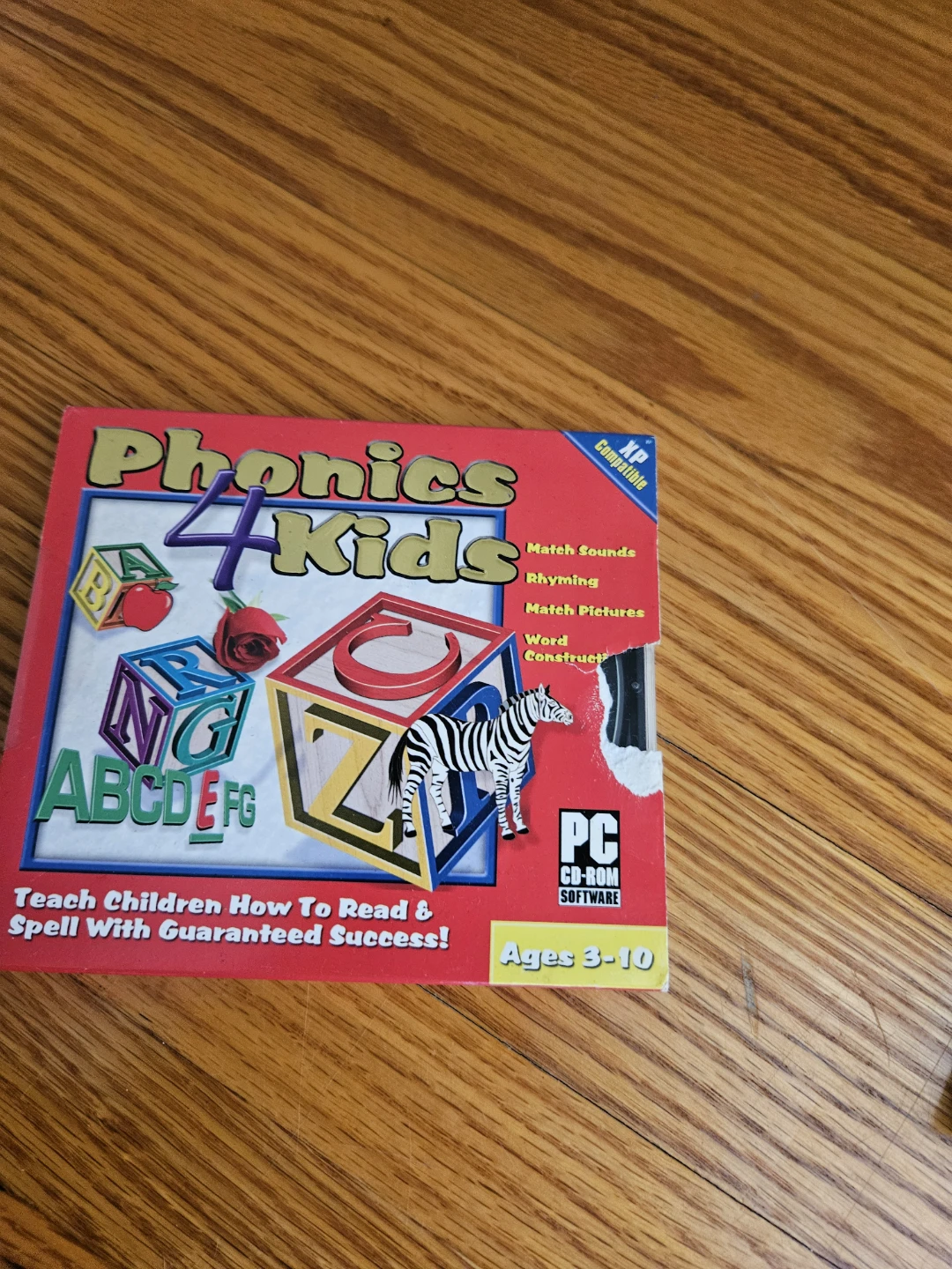 Phonics 4 Kids CD-ROM Software for Ages 3-10
