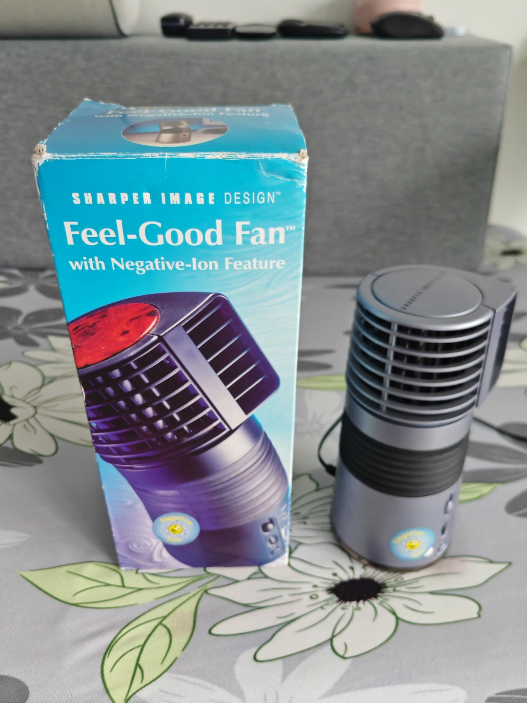 Sharper Image “Feel‑Good Fan” – Negative‑Ion Feature, Quiet Fan