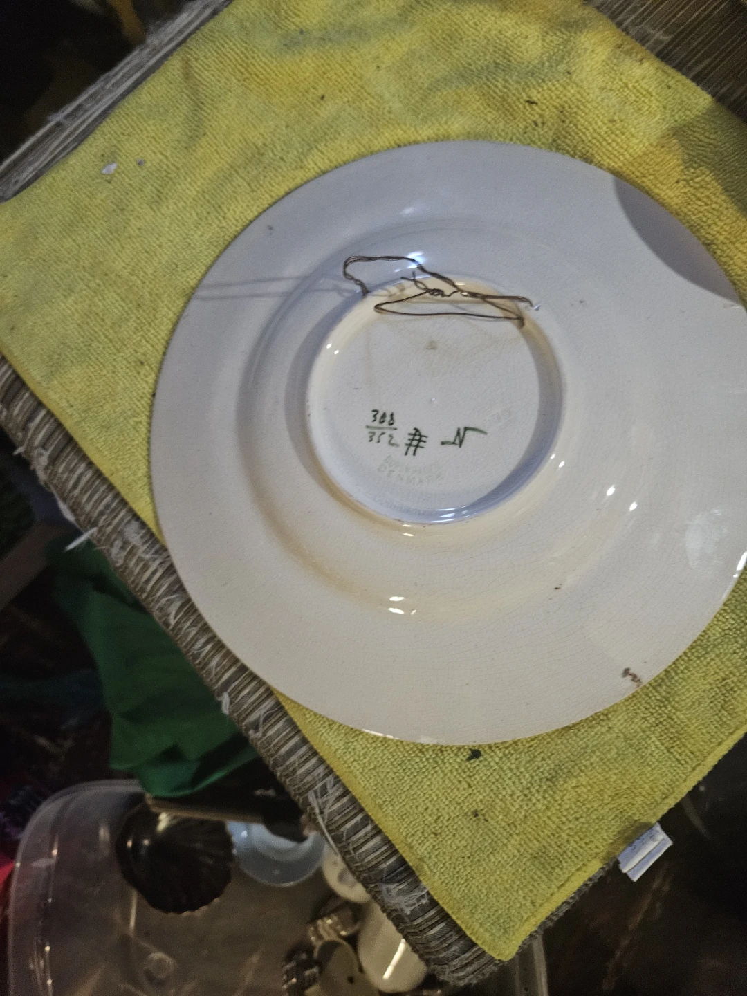 Decorative Plate with Goat and Castle Design - photo 4