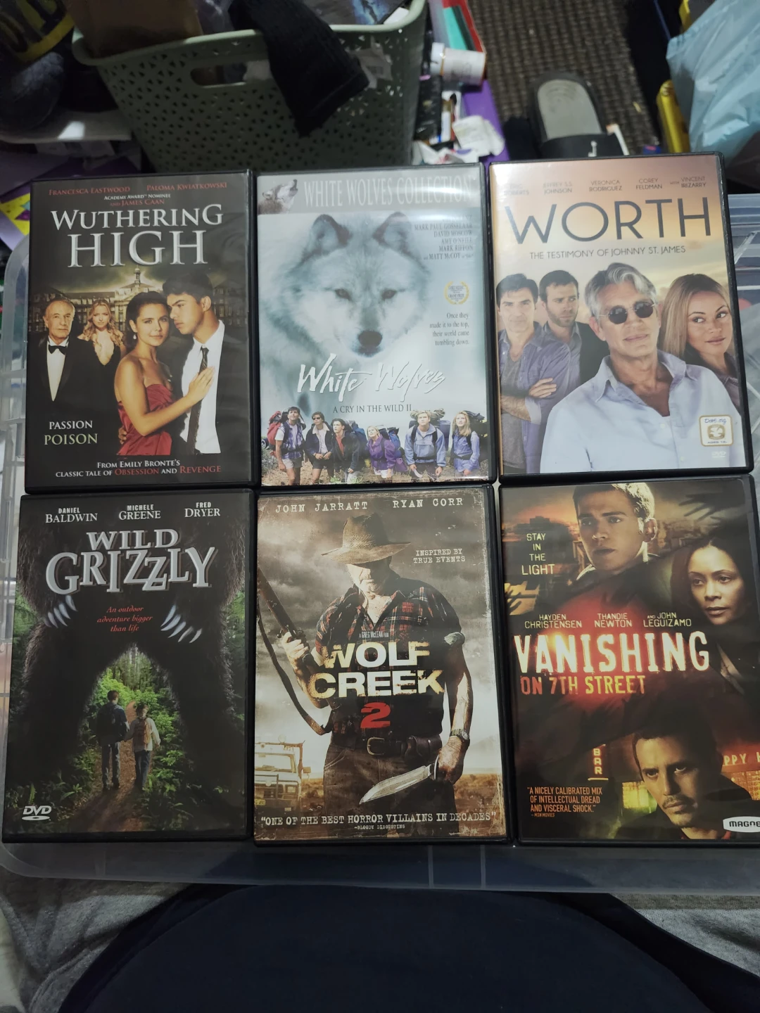 6 dvd's, like new