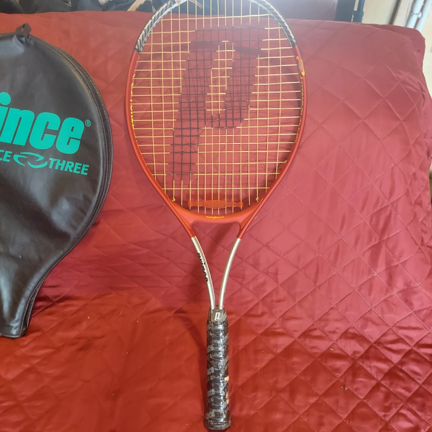 Prince Force 3 Titanium Alloy Tennis Racquet with Cover - photo 2