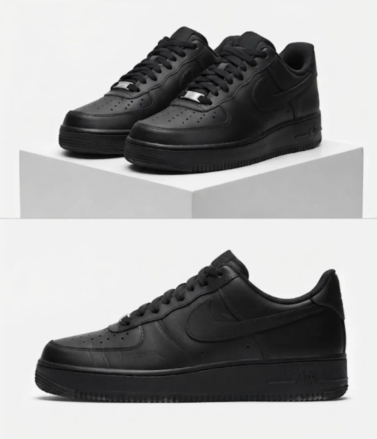 Nike Airforce 1 All Black Sneakers US6