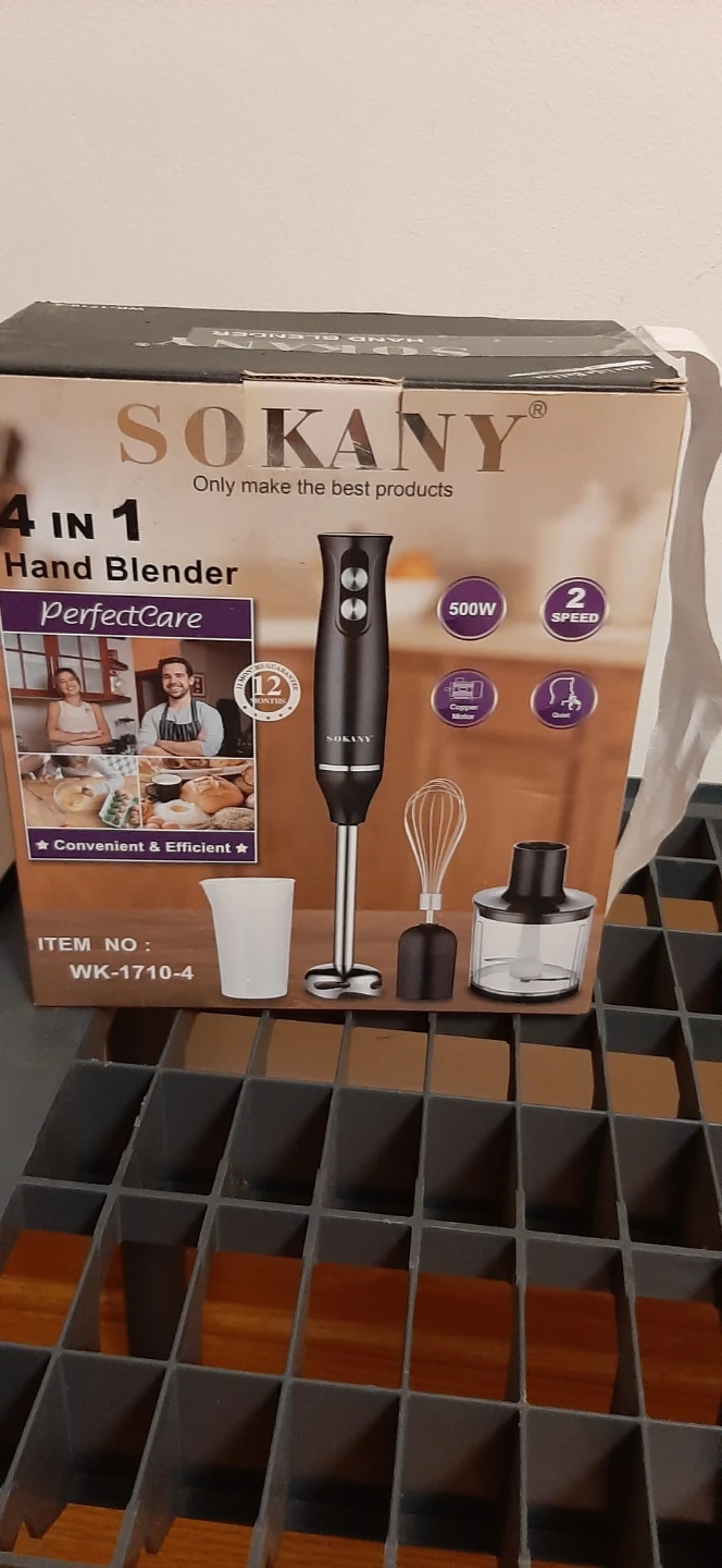 SOKANY 4-in-1 Hand Blender —New - photo 2