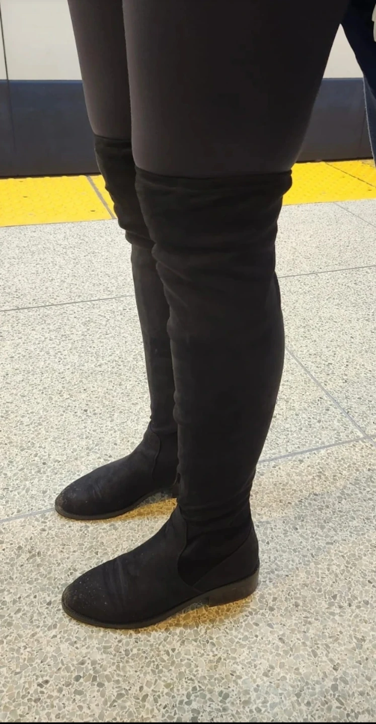 Aldo Black Suede  Boots - photo 2