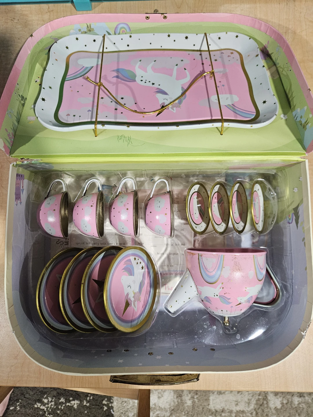 Unicorn Tea Set with Case