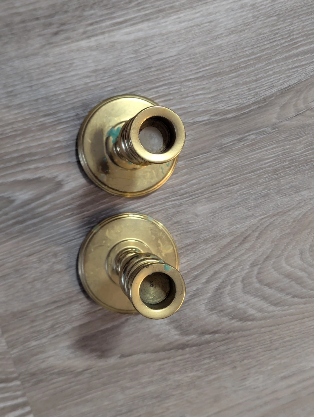 Set of 2 Brass Candlesticks - photo 2