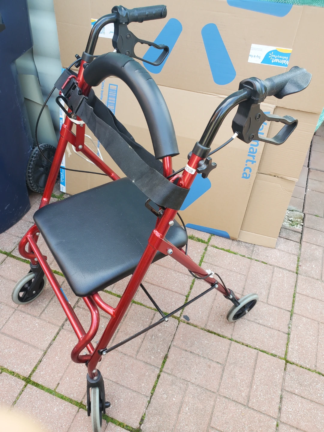 Red Walker with Seat - photo 2