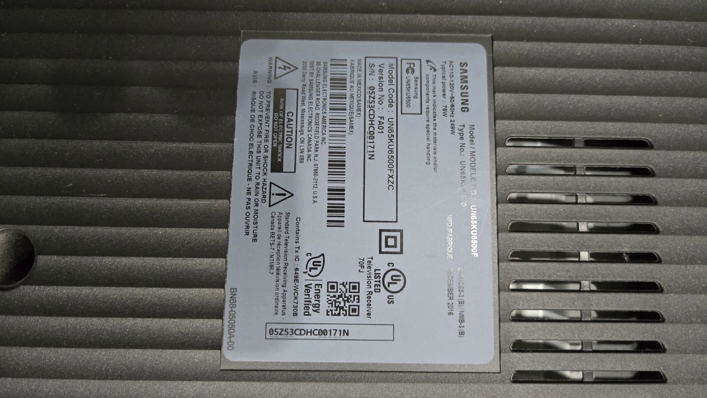 Samsung 65" 4K UHD Smart TV UN65KU6500F - photo 3