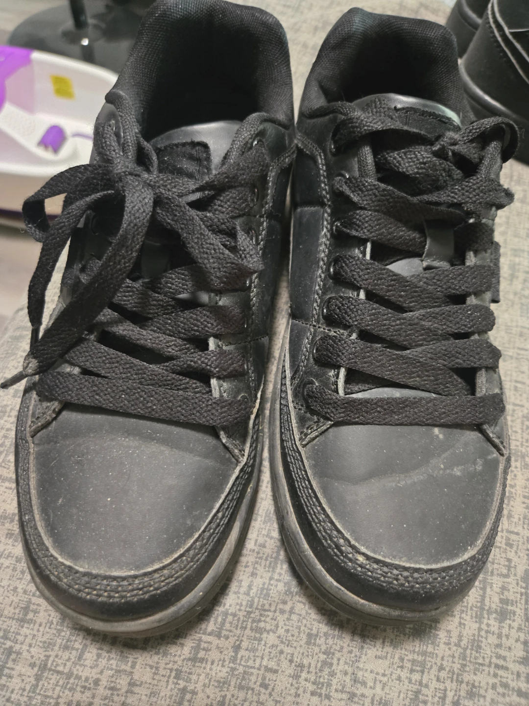 2 pairs Black Air Balance Sneakers