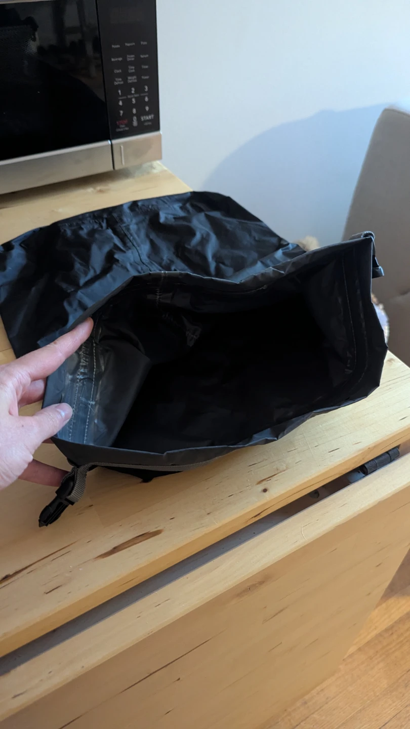 Black Roll-top Storage Bag - photo 2